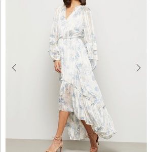 BCBG SEA SALT HIGH LOW DRESS